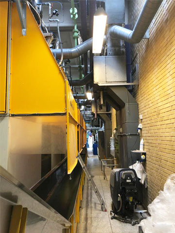 Βιομηχανικό πλυντήριο ιματισμού τύπου τούνελ χωρητικότητας 16 x 36 κιλά