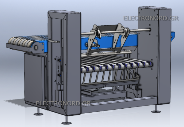 Στακερ διπλωτικής σεντονιών, Automatic linen sheet stacker